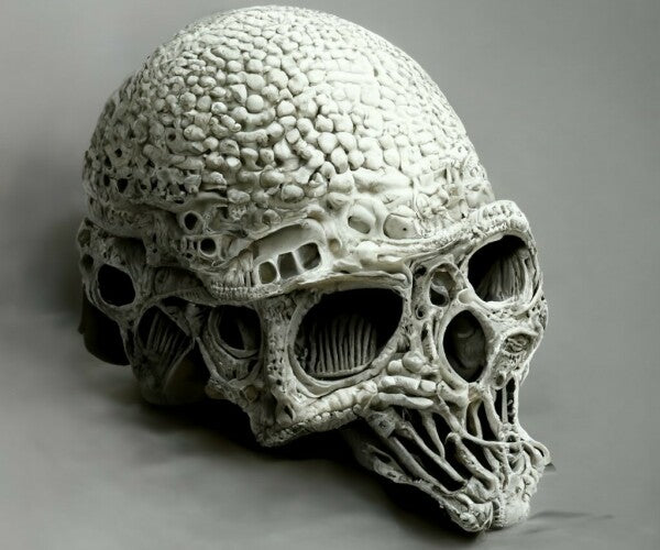 Alien Skull Gamma Hanging Wall Art