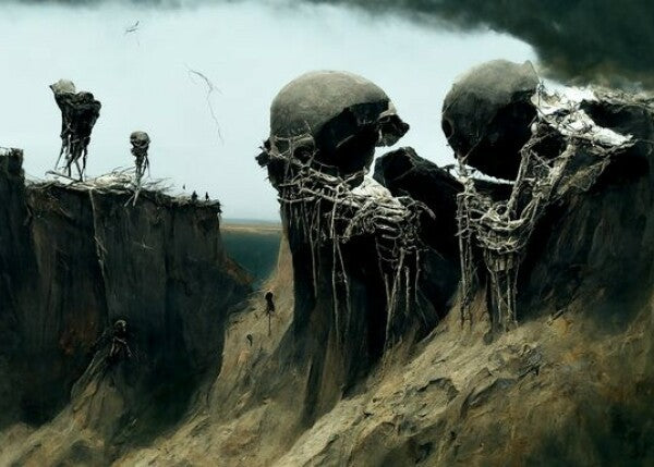 Alien Landscape Eridani hanging Wall Art