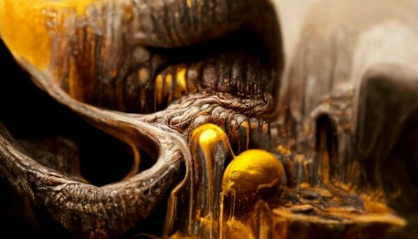 Alien Landscape Delta Hanging Wall Art