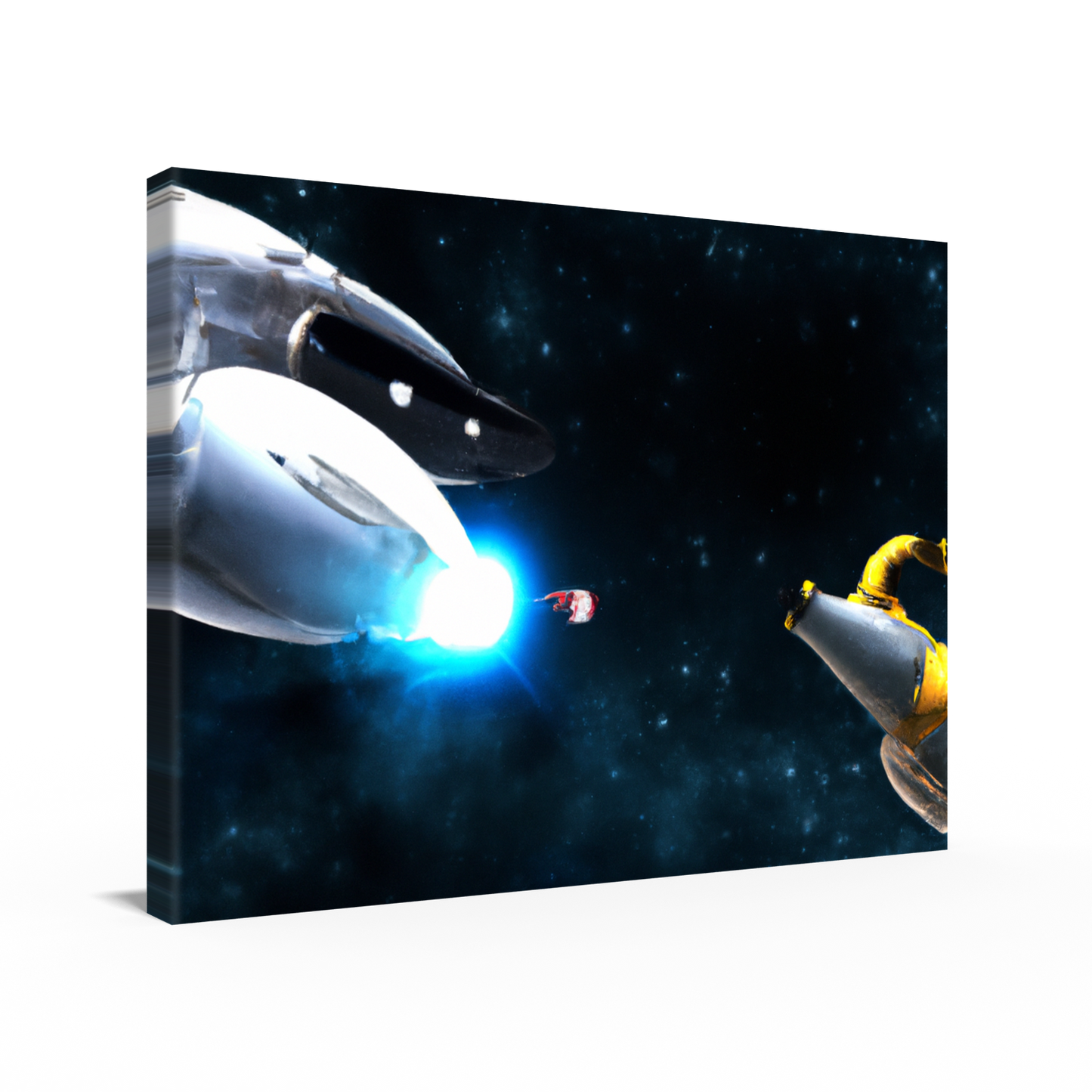 Space Battle Typhon 2 Hanging Wall Art