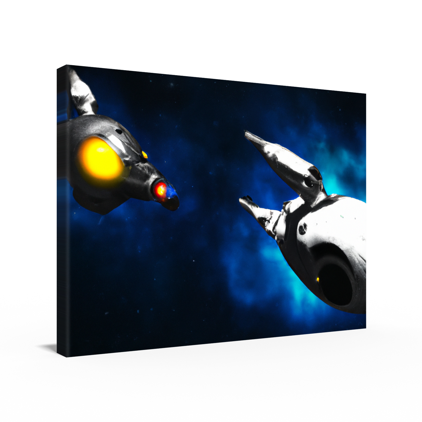 Space Battle Typhon Hanging Wall Art