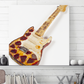Pep & Cheese Pizza Guitar Hanging Wall Art