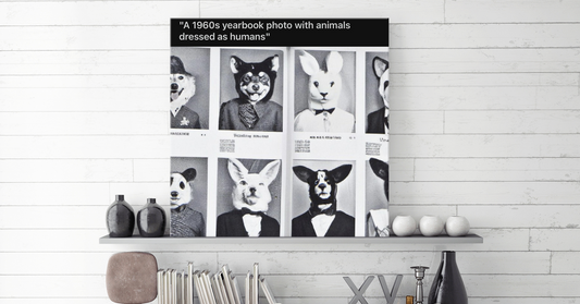 Dog Yearbook Hanging Wall Art