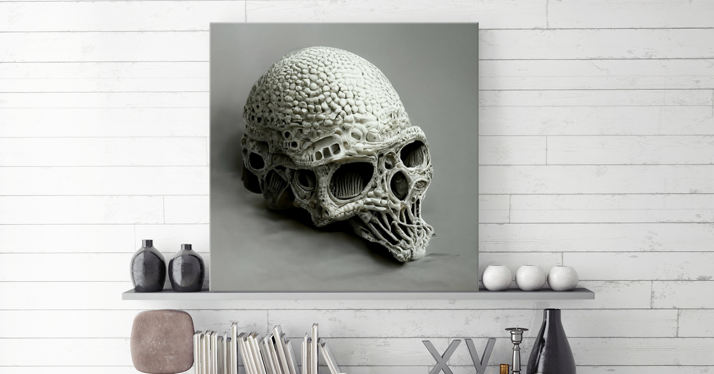 Alien Skull Gamma Hanging Wall Art