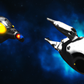 Space Battle Typhon Hanging Wall Art