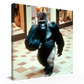 Gorilla at the Mall Hanging Wall Art