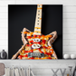 Deluxe Pizza Guitar Hanging Wall Art