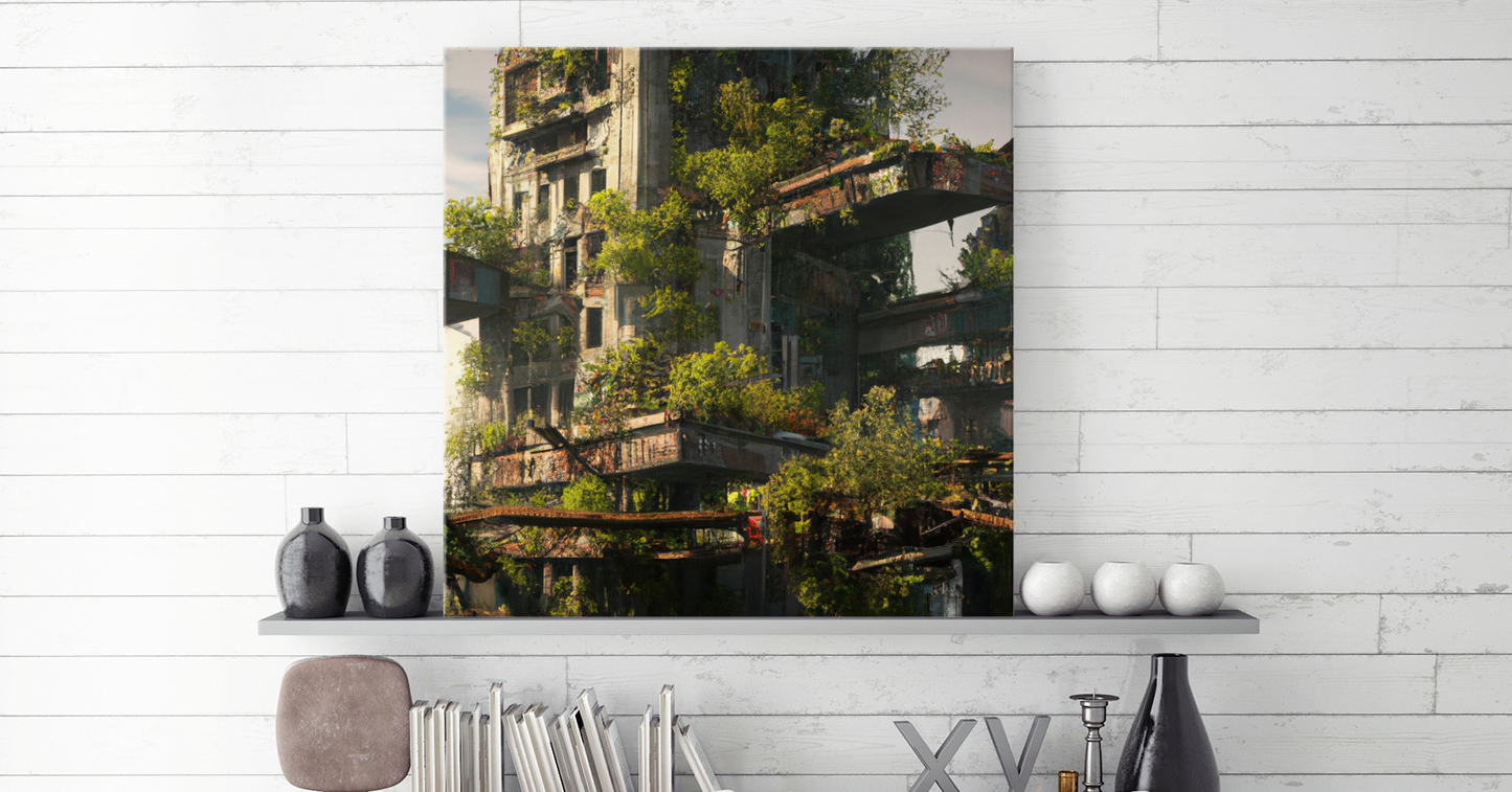 Skyscraper Garden Hanging Wall Art