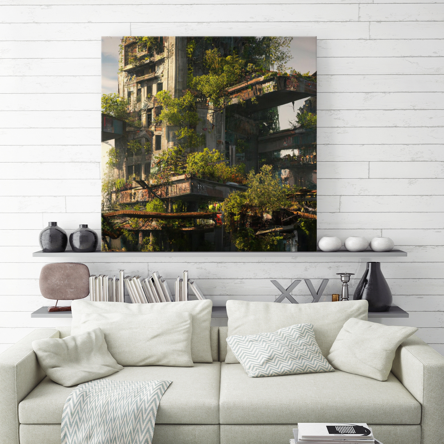 Skyscraper Garden Hanging Wall Art