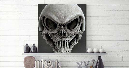 Alien Skull Epsilon Hanging Wall Art