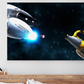 Space Battle Typhon 2 Hanging Wall Art