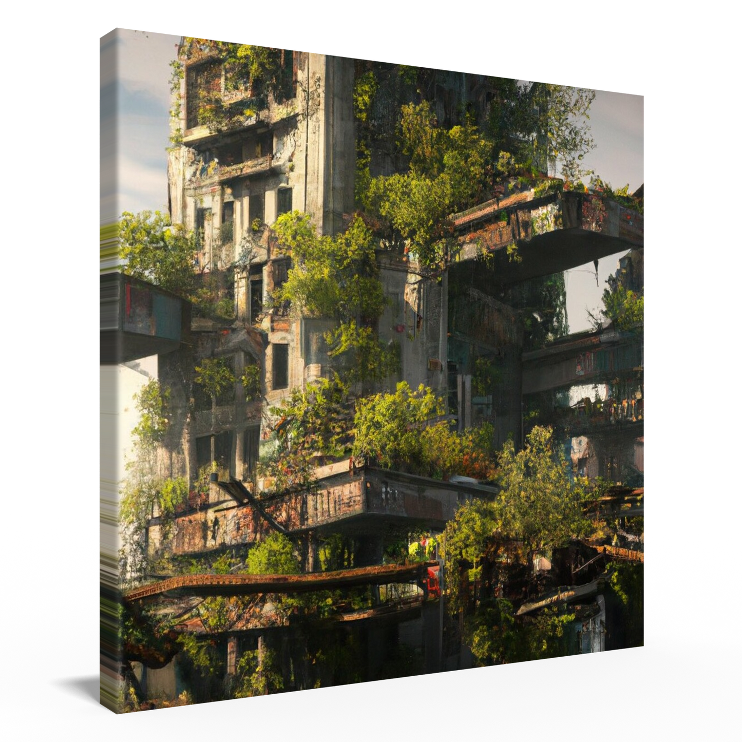 Skyscraper Garden Hanging Wall Art