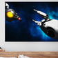 Space Battle Typhon Hanging Wall Art