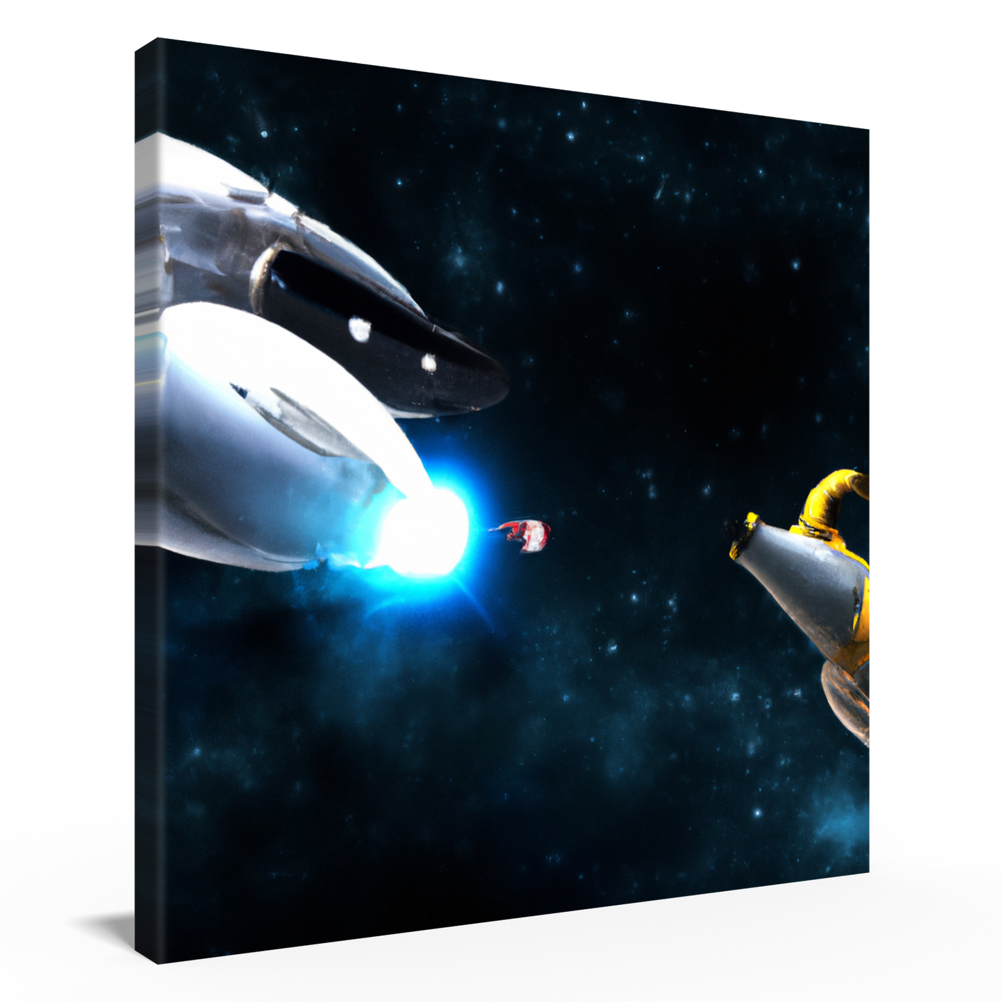 Space Battle Typhon 2 Hanging Wall Art