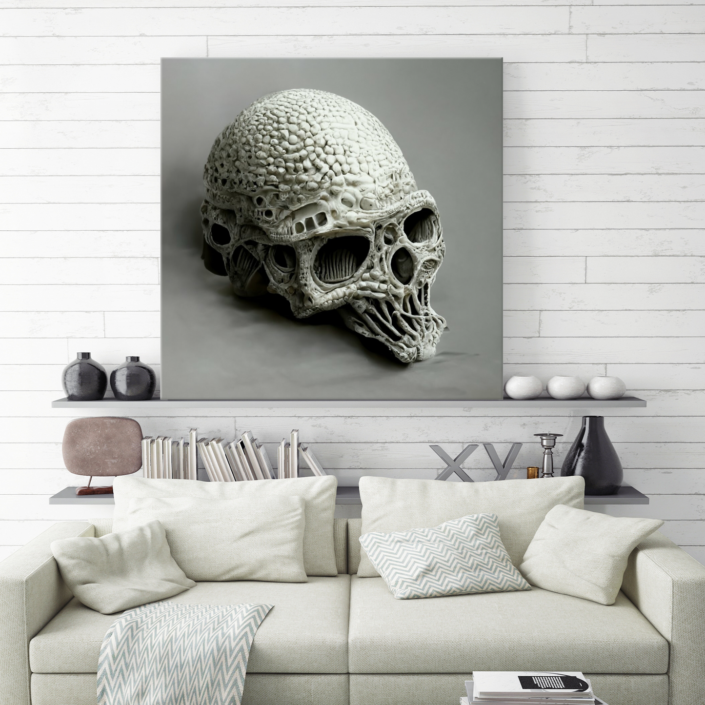 Alien Skull Gamma Hanging Wall Art