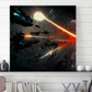 Space Battle Beta Hanging Wall Art