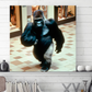 Gorilla at the Mall Hanging Wall Art