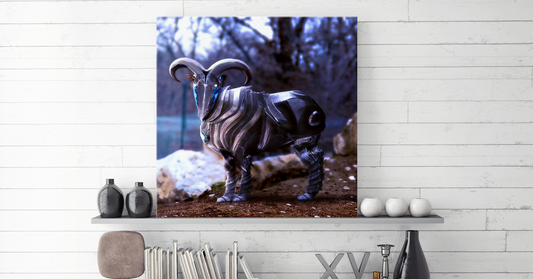 Armorer Goat of the Future Hanging Wall Art