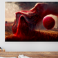 Alien Landscape Alpha Hanging Wall Art